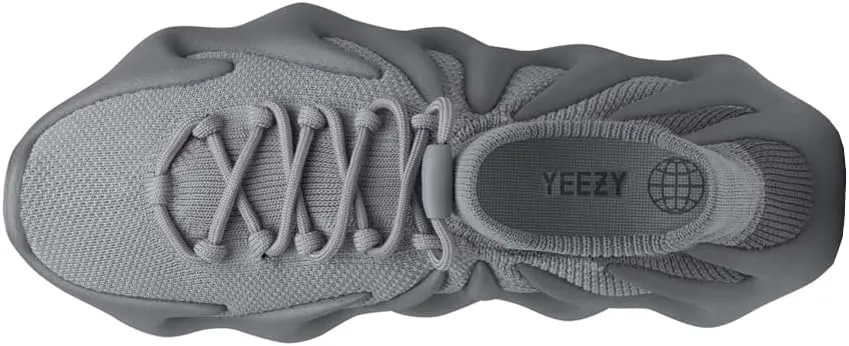 adidas Mens Yeezy 450 Lace Up Sneakers Shoes Casual - Grey
