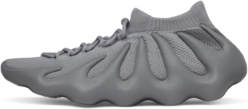 adidas Mens Yeezy 450 Lace Up Sneakers Shoes Casual - Grey