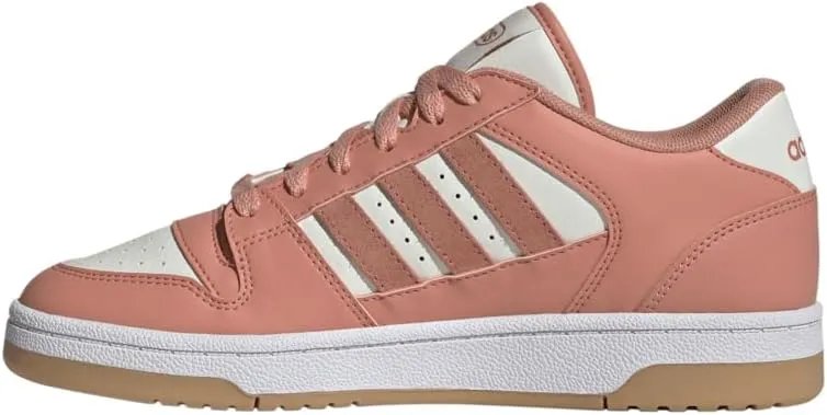adidas Womens Break Start Low Lace Up Sneakers Shoes Casual - Red