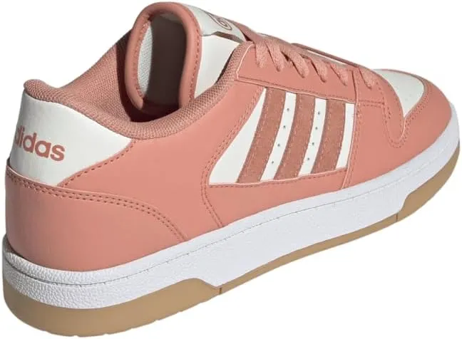 adidas Womens Break Start Low Lace Up Sneakers Shoes Casual - Red