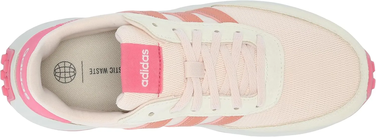 adidas Womens Run 70S Lace Up Sneakers Shoes Casual - Off White, White