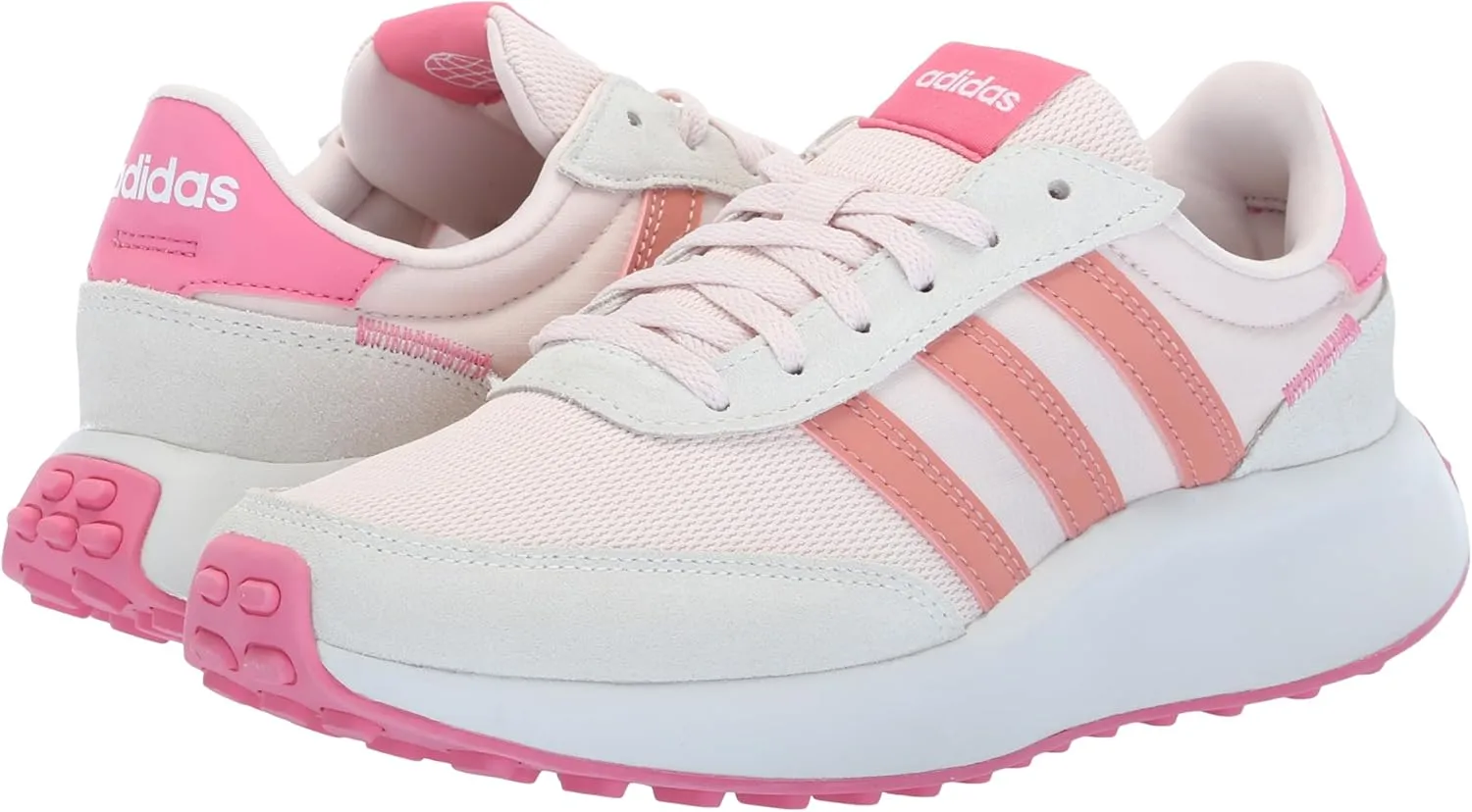 adidas Womens Run 70S Lace Up Sneakers Shoes Casual - Off White, White