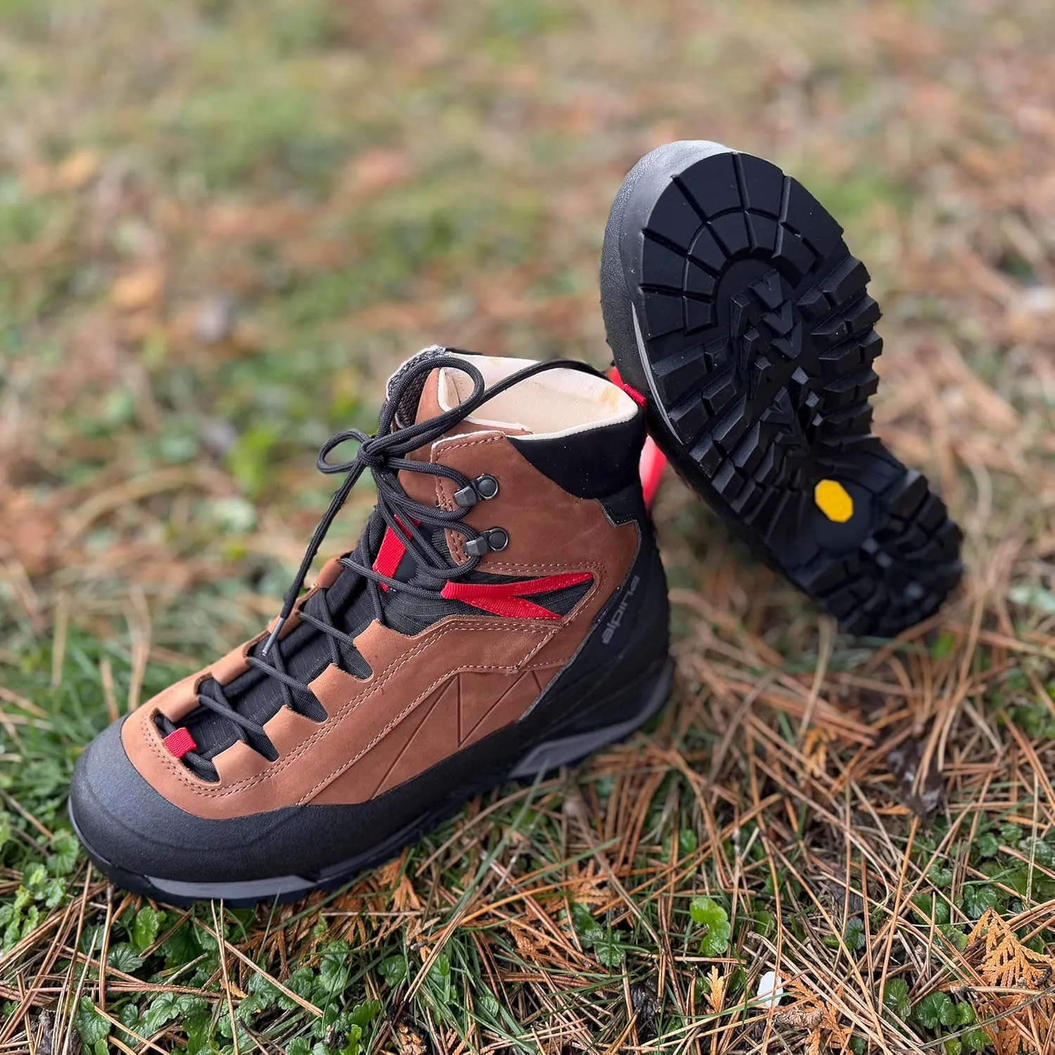 Alpina CARABINER - Made in Europe - Men's | Women's Mountaineering Boots - Waterproof - Sympatex Brathable Membrane - Vibram - Textile & Synthetic or Leather Upper