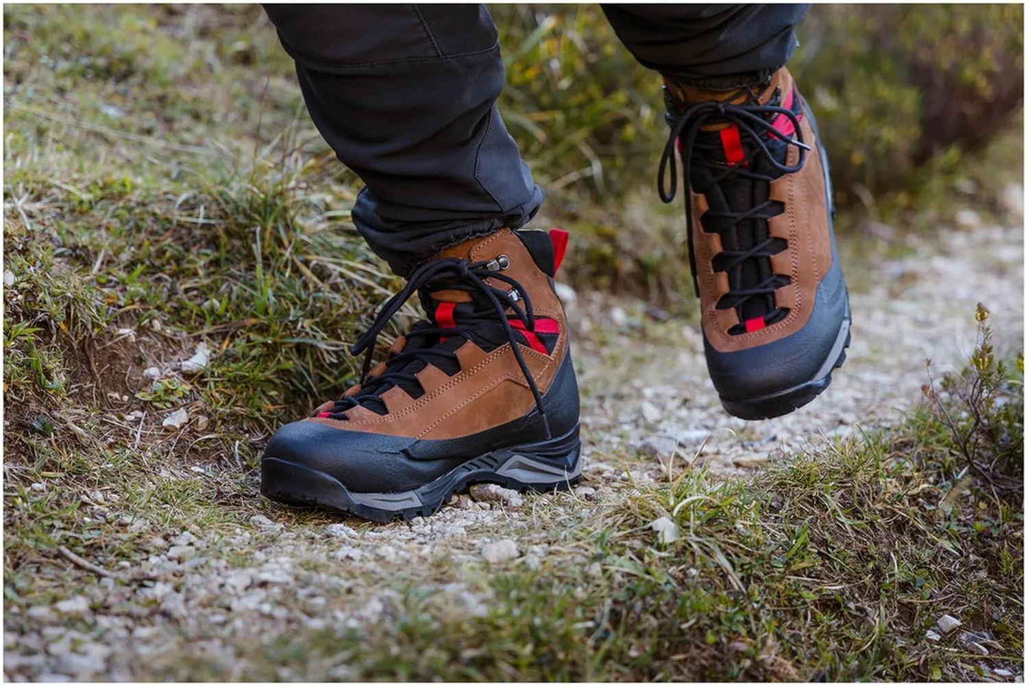 Alpina CARABINER - Made in Europe - Men's | Women's Mountaineering Boots - Waterproof - Sympatex Brathable Membrane - Vibram - Textile & Synthetic or Leather Upper