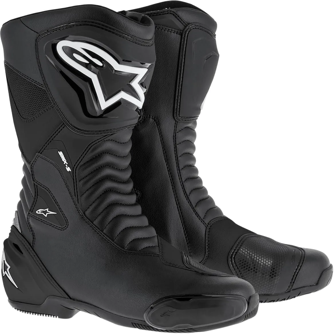 Alpinestars SMX-S Motorcycle Boots, CE-Certified Sport Riding Footwear, Lightweight & Durable Protective Gear