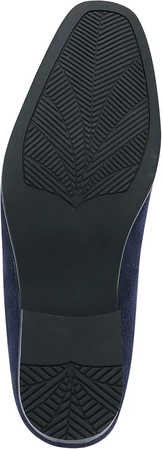Amali Heath - Mens Dress Shoes with Gunmetal Horn Tassels with Luxurious Velvet - Formal Loafers for Men - The Original Smoking Men Slip-On