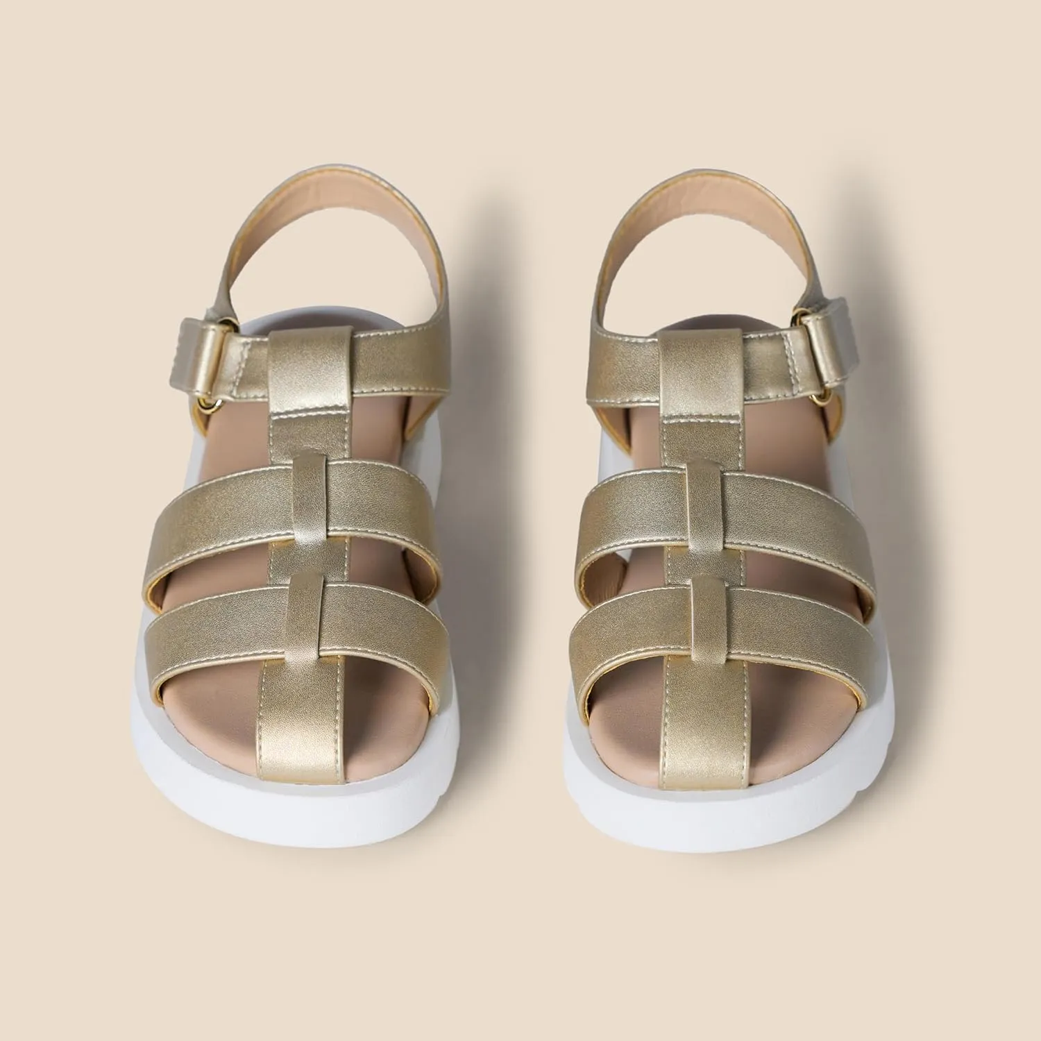 Amazon Essentials Girls' Closed Toe Fisherman Sandals
