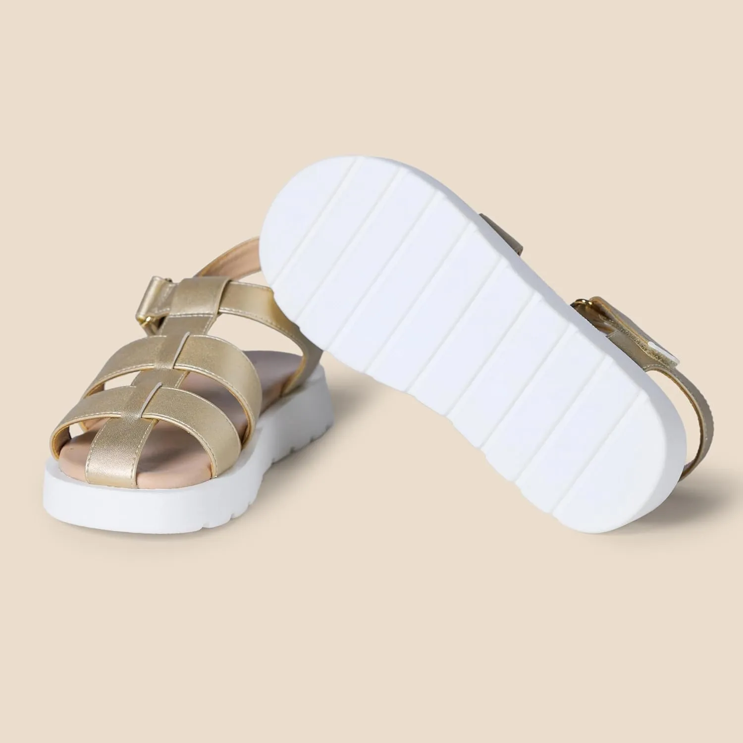Amazon Essentials Girls' Closed Toe Fisherman Sandals
