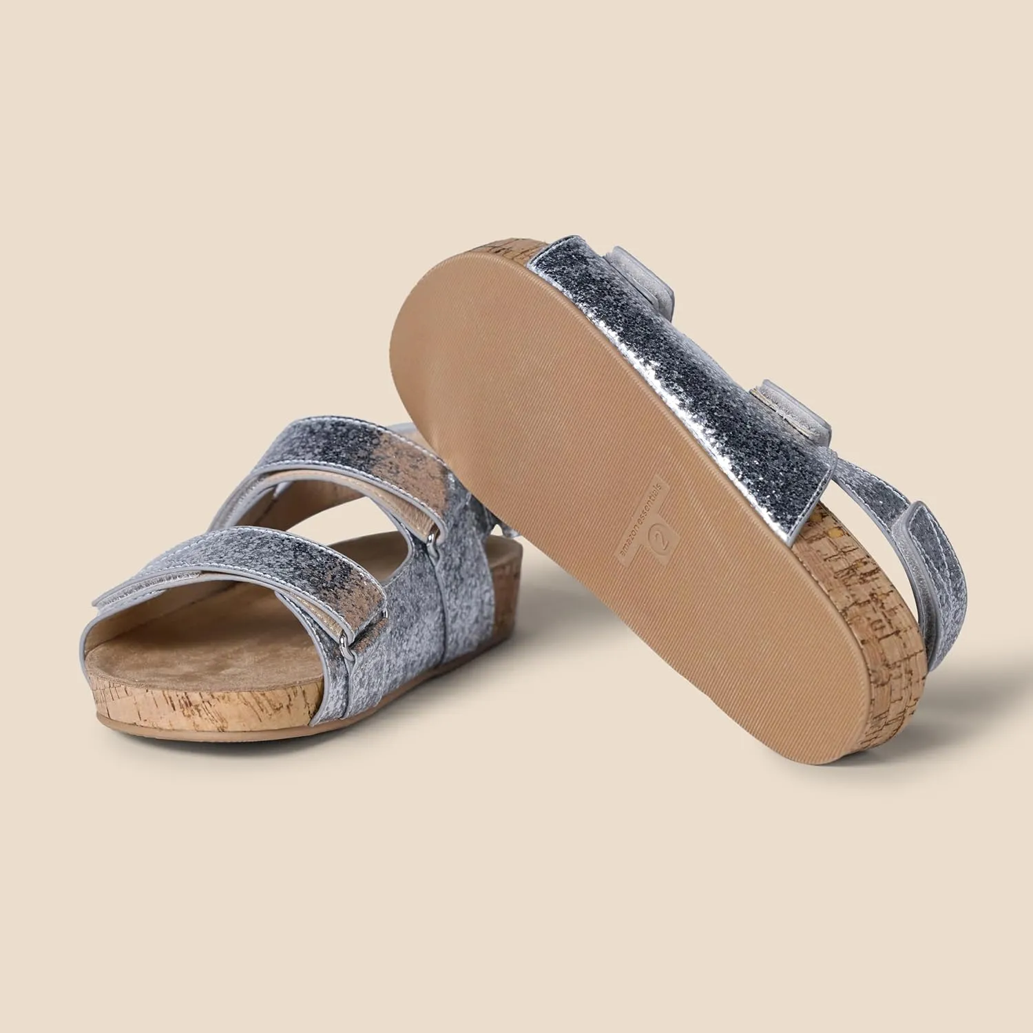 Amazon Essentials Girls' Cork Sandals