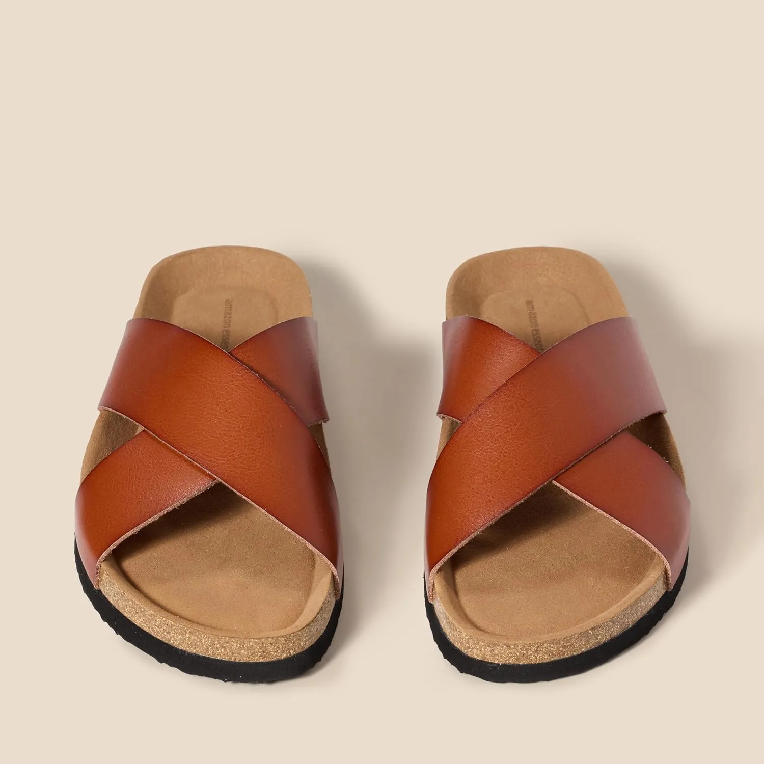 Amazon Essentials Men's Crossover Sandals