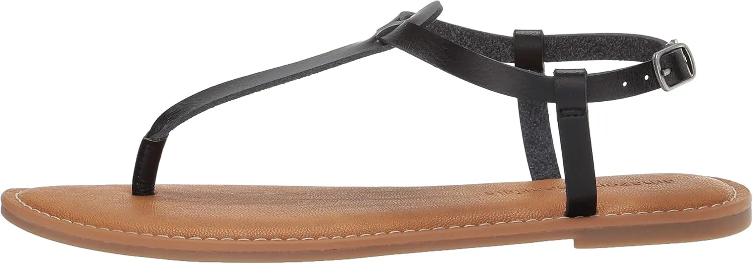 Amazon Essentials Women's Casual Thong Sandal with Ankle Strap