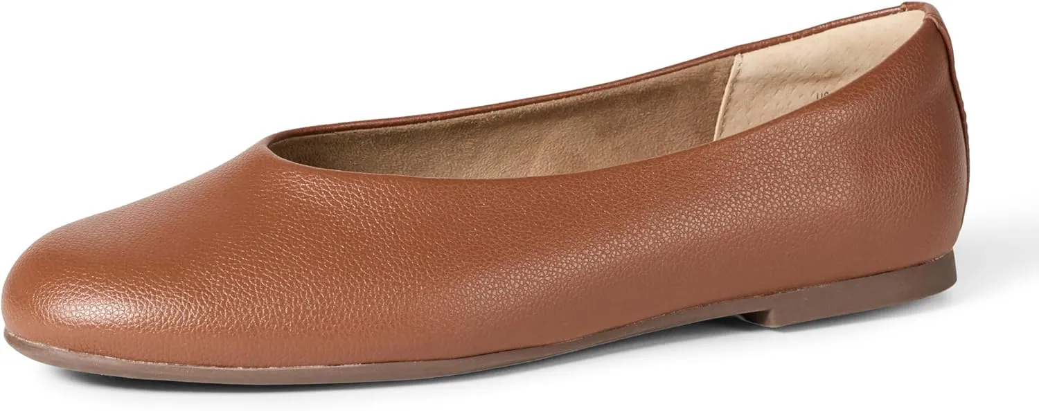 Amazon Essentials Women's Glove Ballet Flats