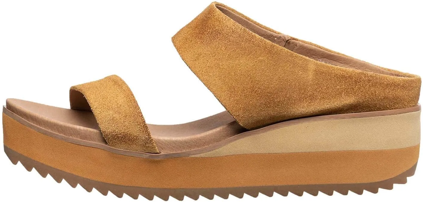 Antelope Women's Cascade Suede Wedge Platform Sandals
