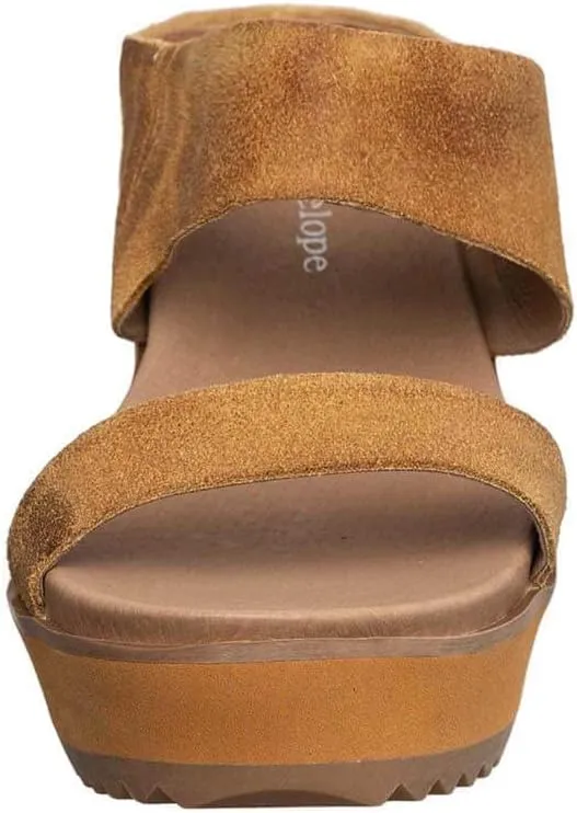 Antelope Women's Cascade Suede Wedge Platform Sandals