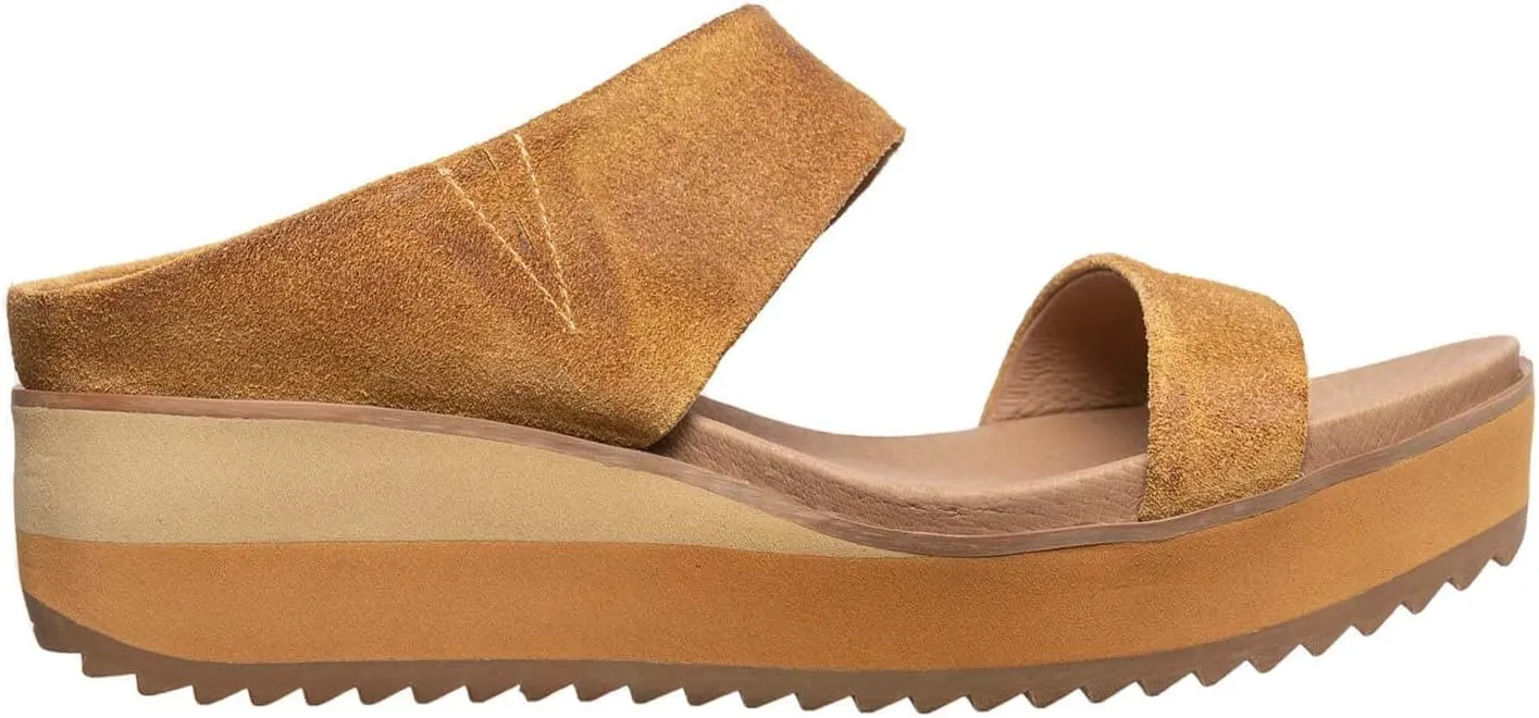 Antelope Women's Cascade Suede Wedge Platform Sandals