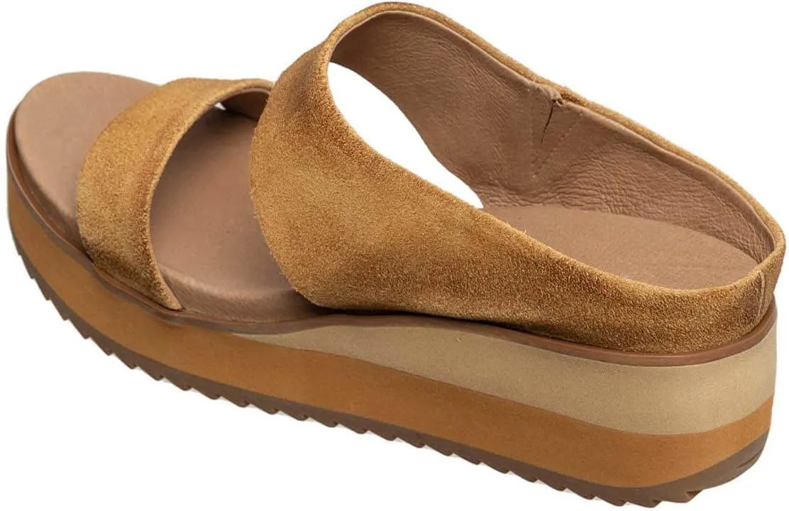 Antelope Women's Cascade Suede Wedge Platform Sandals