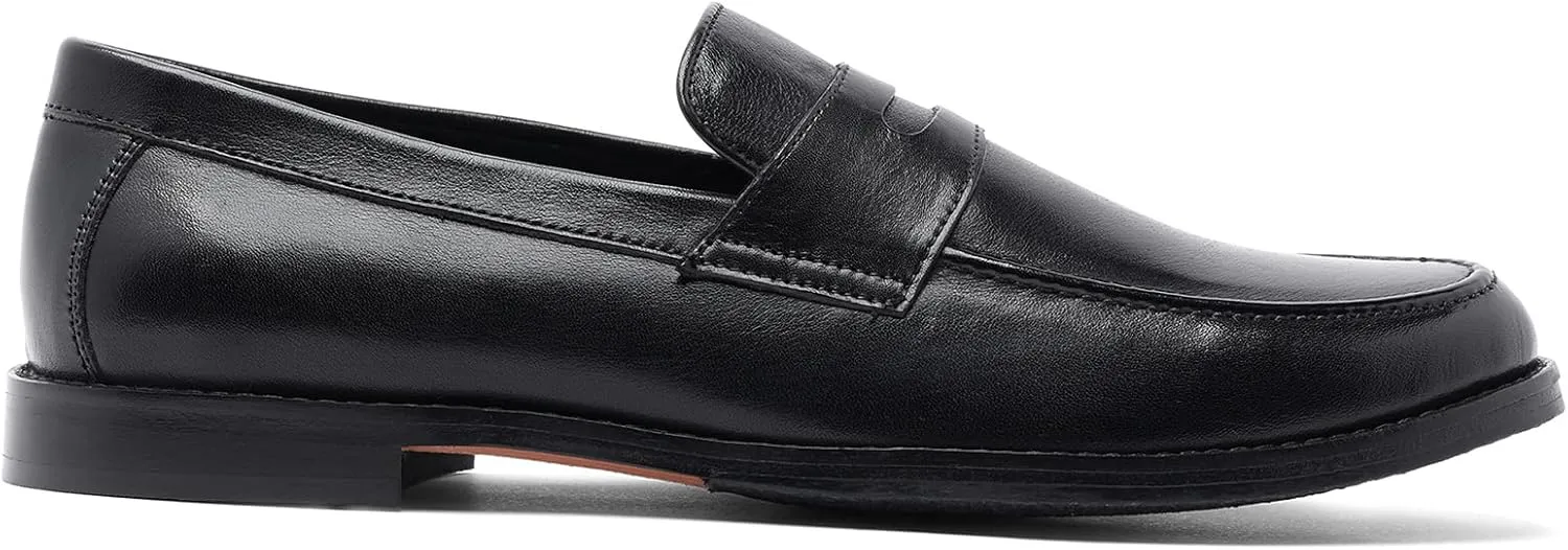 Anthony Veer Sherman Penny Loafers for Men | Blake Stitch Construction | Ortholite® Cushioned Footbed
