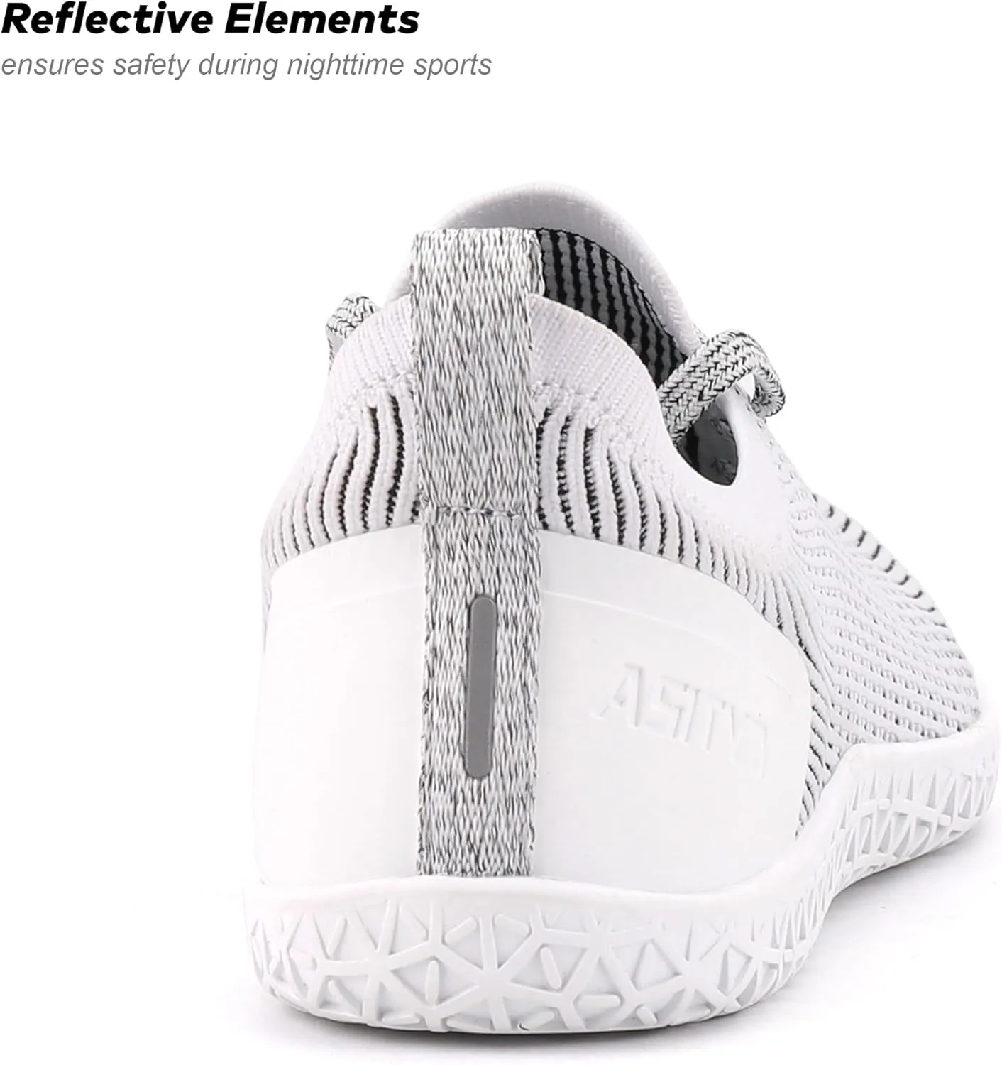 ASITVO Wide Women's Barefoot Zero Drop Sole Minimalist Width Toe Box Walking Shoes Sneakers Colourful Knit Upper