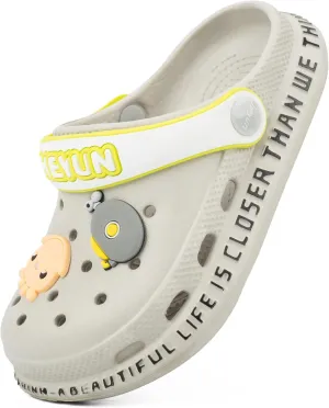 Azooken Kid's Cute Clogs Slides Boys Girls Slippers Beach Pool Shower Sandals Cartoon Garden Shoes(Toddler/Little Kids/Big Kids)
