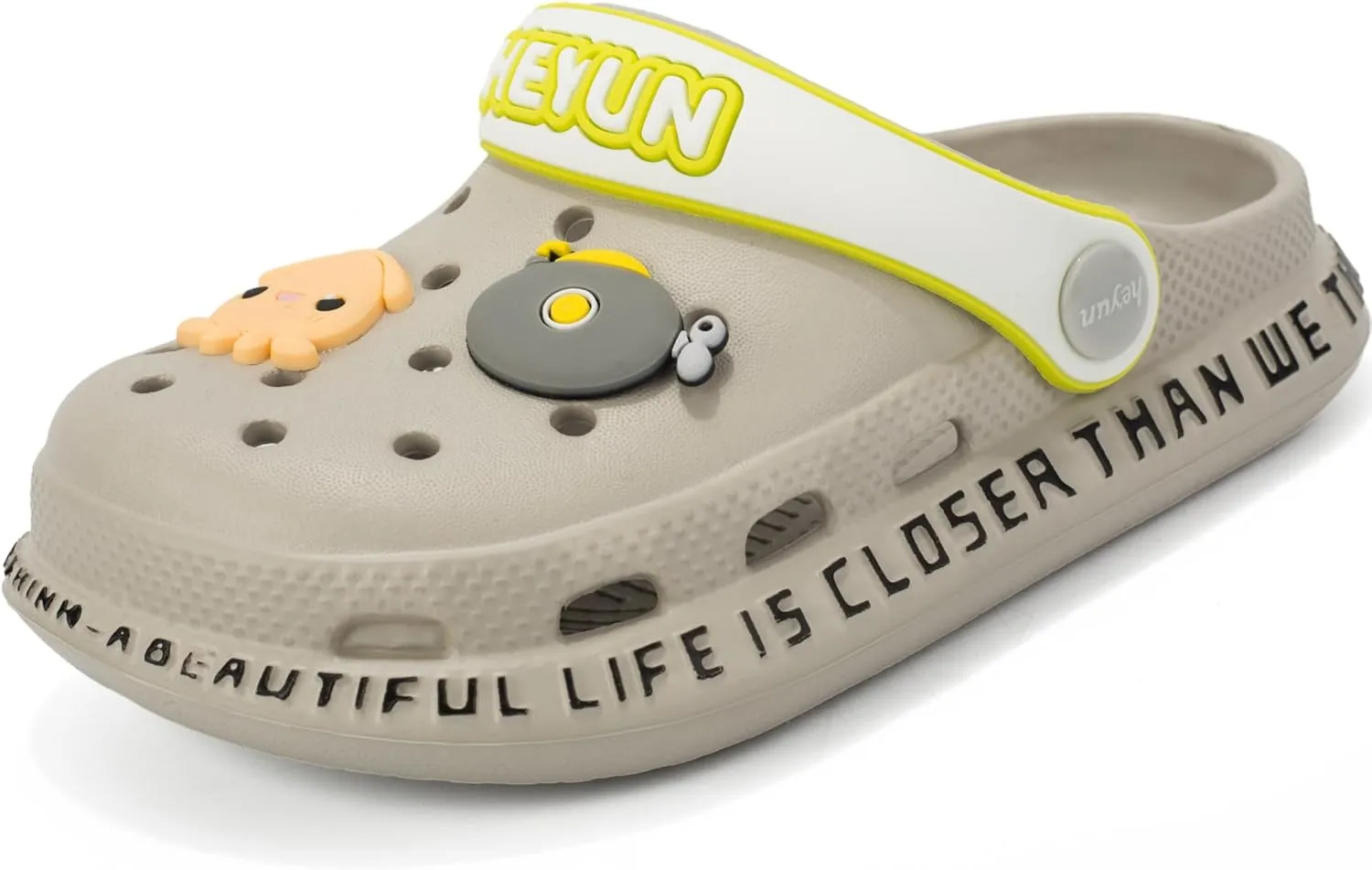Azooken Kid's Cute Clogs Slides Boys Girls Slippers Beach Pool Shower Sandals Cartoon Garden Shoes(Toddler/Little Kids/Big Kids)