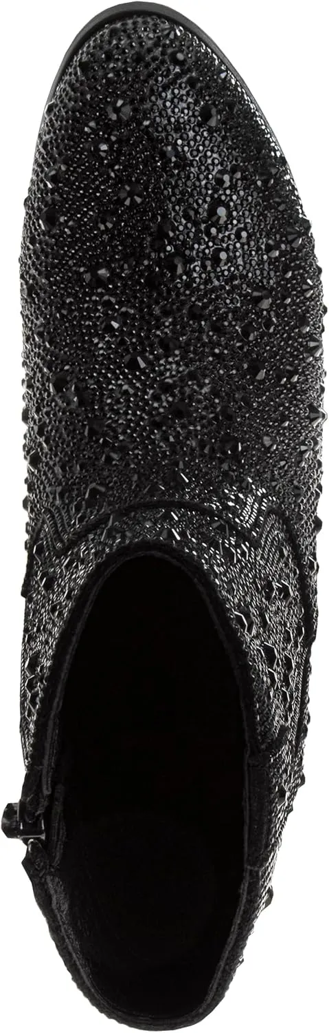 Badgley Mischka Girls Dress Cowgirl Boots - Kids Party Heel Pumps Slip On Cowboy Boot (Little Kid/Big Kid)
