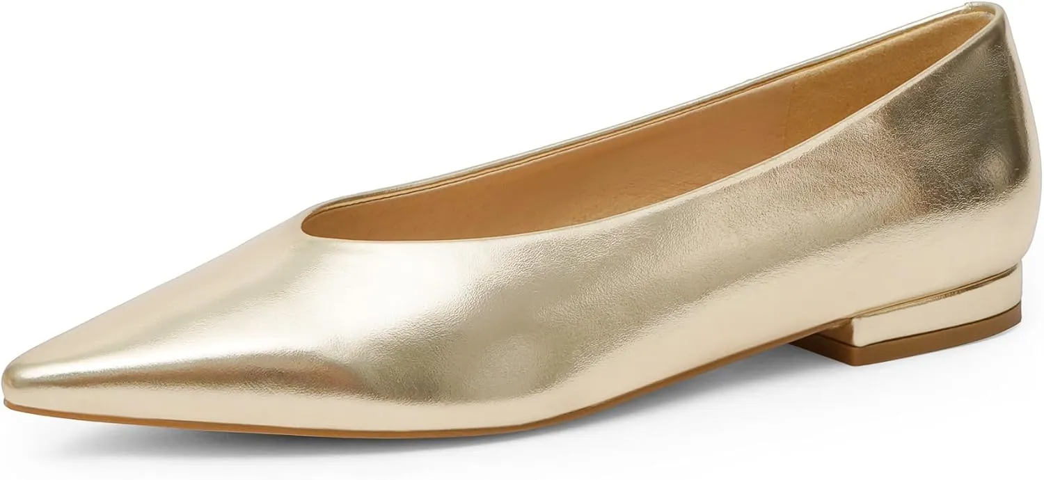 Ballet Pointed Toe Flats Shoes for Women Comfortable Dressy Womens Flats