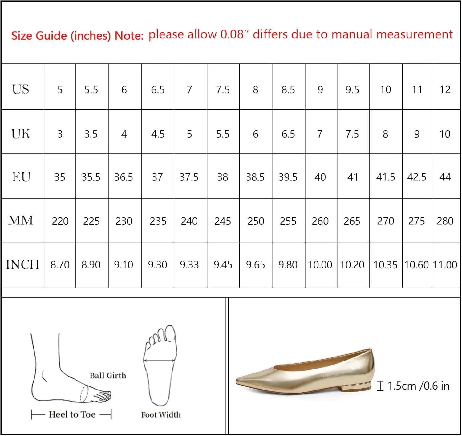 Ballet Pointed Toe Flats Shoes for Women Comfortable Dressy Womens Flats