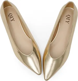 Ballet Pointed Toe Flats Shoes for Women Comfortable Dressy Womens Flats