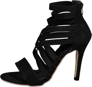 Bamboo Store Platform High Heels for Women Closed Toe Toe High Heels Breathable Women Summer Sandals Cork Heel Sandals