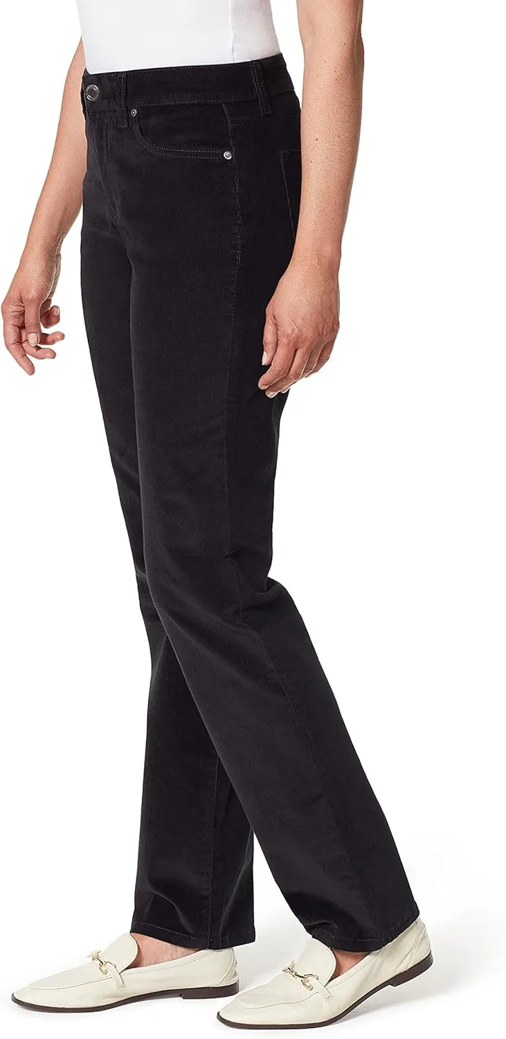 Bandolino Women's Mandie Signature Fit High Rise Straight Leg Jean