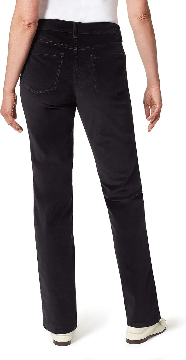 Bandolino Women's Mandie Signature Fit High Rise Straight Leg Jean