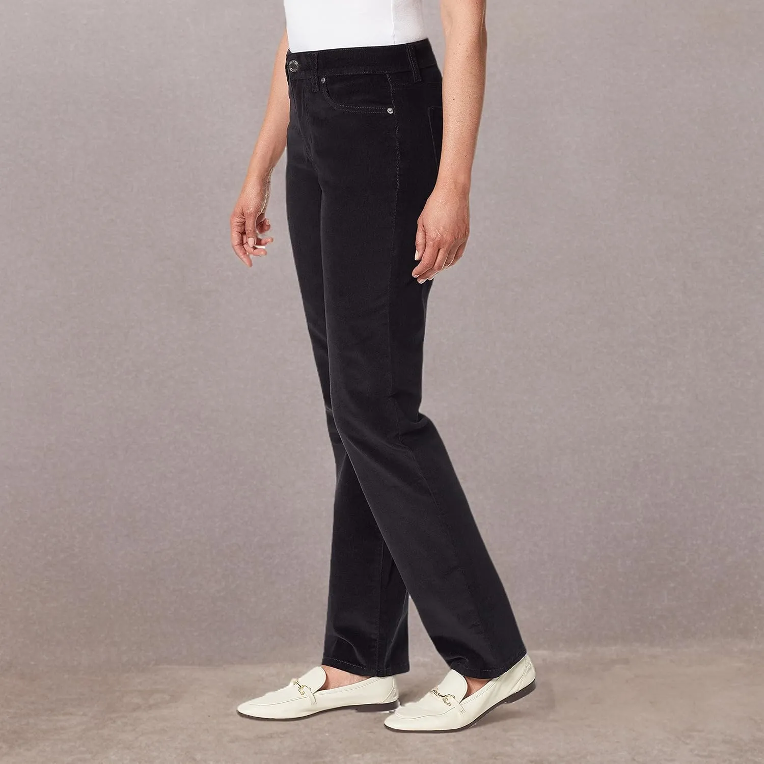 Bandolino Women's Mandie Signature Fit High Rise Straight Leg Jean