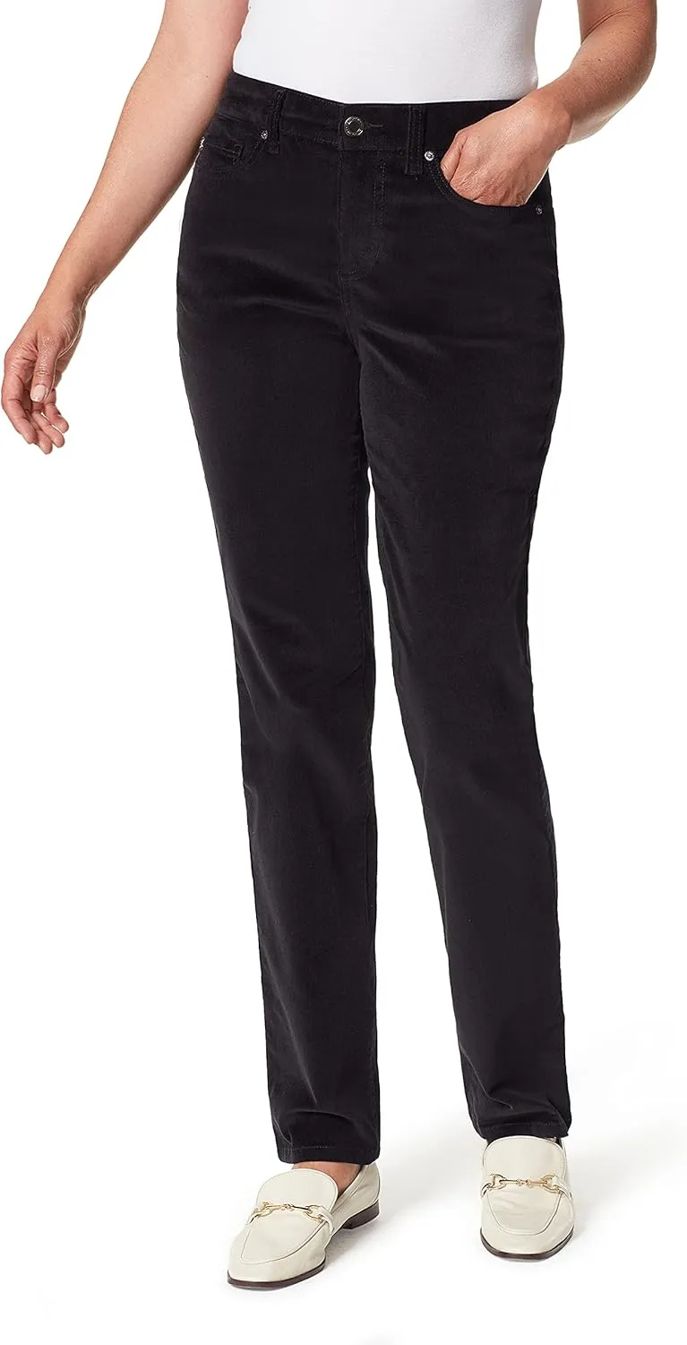 Bandolino Women's Mandie Signature Fit High Rise Straight Leg Jean