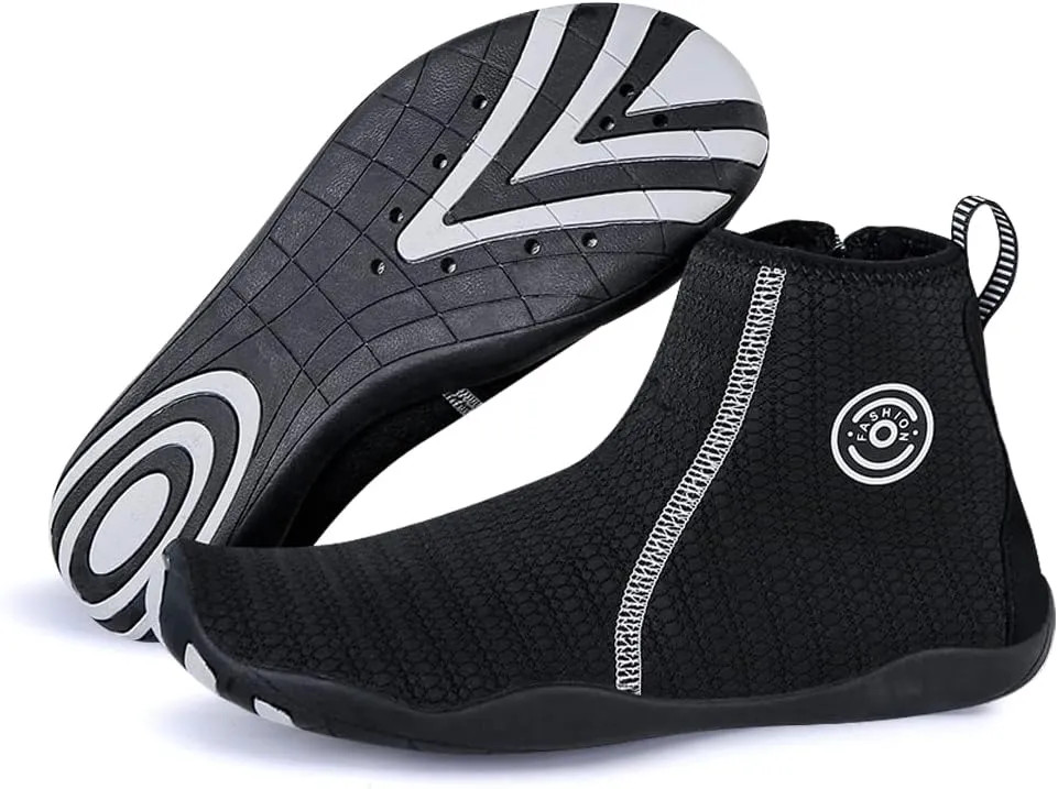 Beach Wet Water Shoes Mens Womens Wetsuit Boots Quick Dry Water Pool Trainer Sport Shoes for Swim Surf Beach Boating Snorkeling Diving Running Yoga