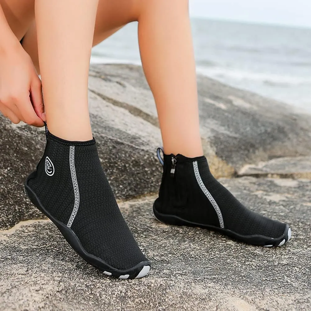 Beach Wet Water Shoes Mens Womens Wetsuit Boots Quick Dry Water Pool Trainer Sport Shoes for Swim Surf Beach Boating Snorkeling Diving Running Yoga
