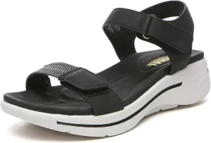 Bernal Women's Fashion Walking Sandals Comfortable Breathable Sandals Adjustable Athletic Sport Shoes for Outdoors