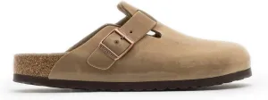 Birkenstock Boston Soft Footbed Clogs - Premium Oiled Leather, Handcrafted Comfort - 1018147 - Tabacco Brown
