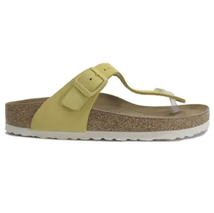 Birkenstock Gizeh BS Nubuck Leather Unisex Toe Post Sandals