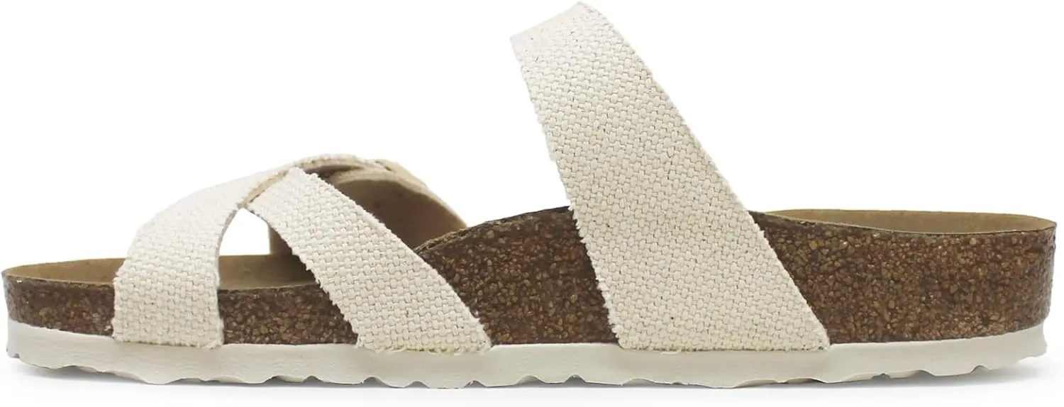 Birkenstock Unisex Franca Rivet Logo Textile Sandals