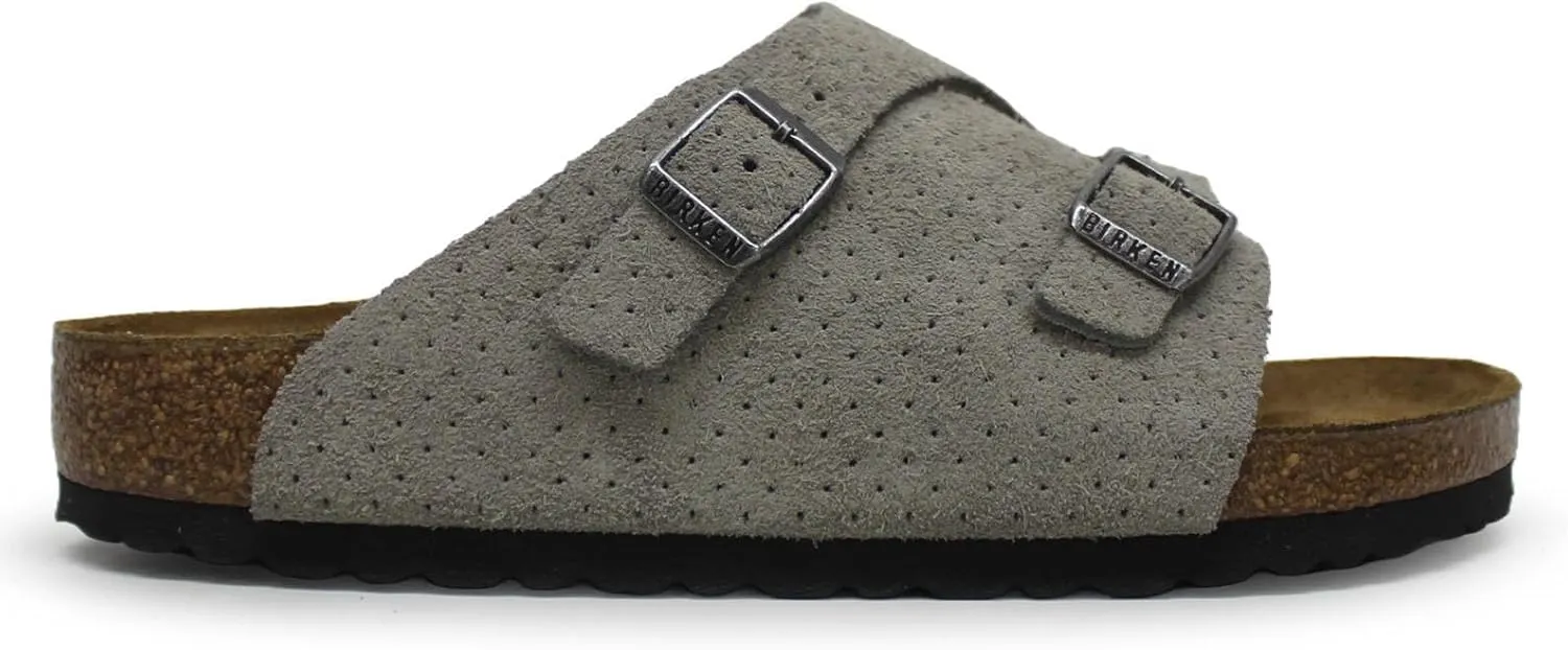 Birkenstock Unisex Zurich BS Suede Embossed Emboss Dots Stone Coin Sandals 9 W / 7 M US