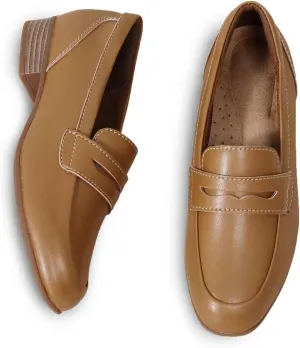 Black Women's Loafers & Slip-ons Flats Penny Round Toe Non-Slip Classic Business Casual Comfortable Dressy Office Work Slip On Shoes