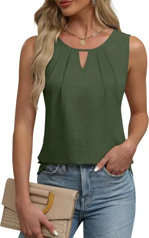 Blooming Jelly Womens Business Casual Tank Top Summer Sleeveless Outfits 2025 Spring Trendy Dressy Work Shirt