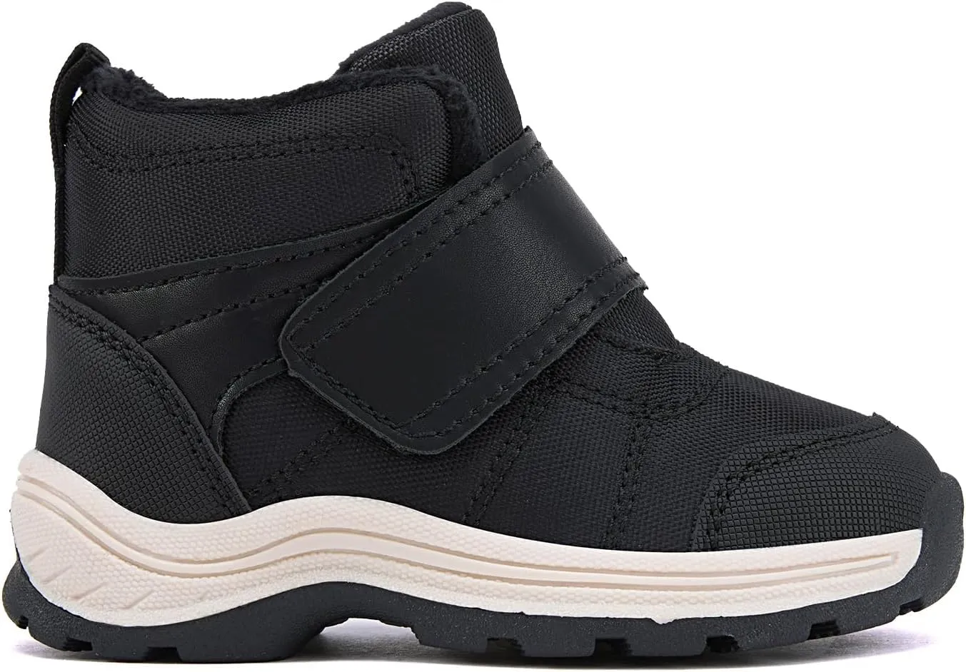BMCiTYBM Toddler Winter Hikking Boots Boys Girls Waterproof Snow Shoes Nonslip Lightweight High Top Outdoor Sneakers for Cold Weather