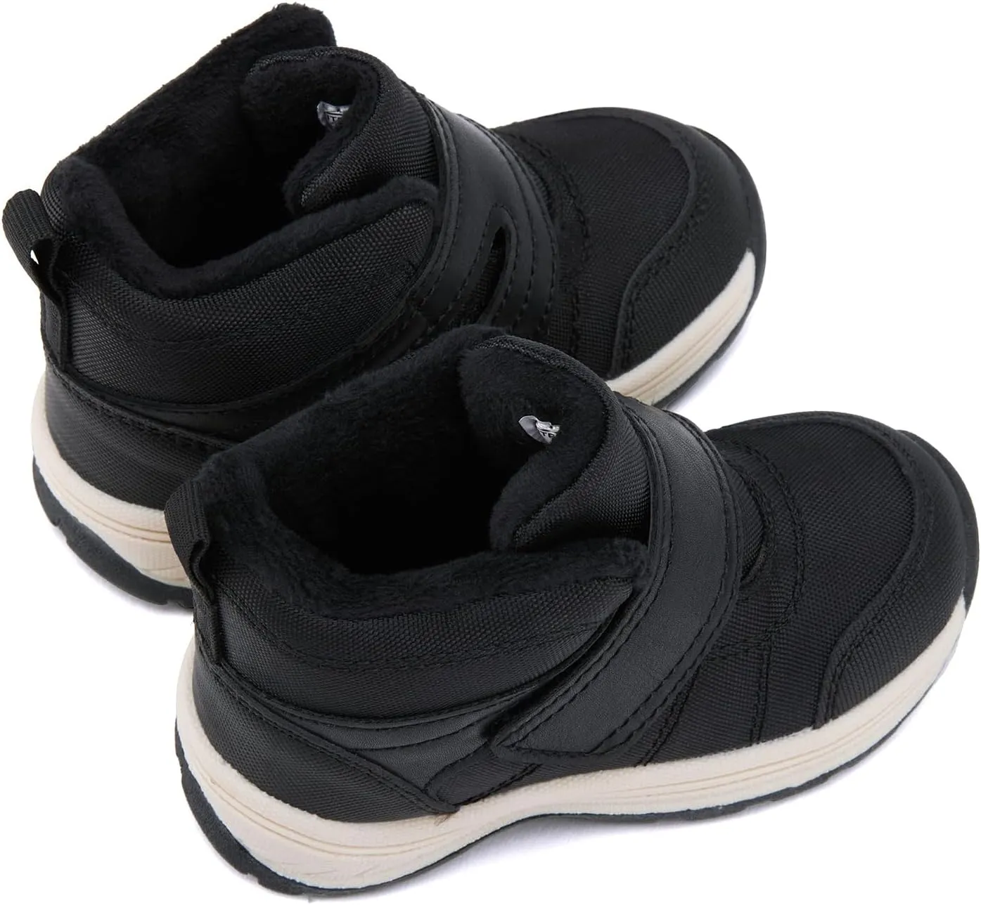 BMCiTYBM Toddler Winter Hikking Boots Boys Girls Waterproof Snow Shoes Nonslip Lightweight High Top Outdoor Sneakers for Cold Weather