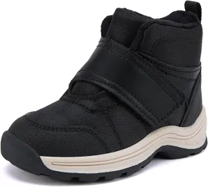 BMCiTYBM Toddler Winter Hikking Boots Boys Girls Waterproof Snow Shoes Nonslip Lightweight High Top Outdoor Sneakers for Cold Weather