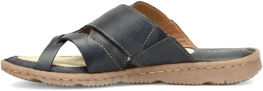 BORN Womens Sorja II Toe Loop Leather Thong Sandals