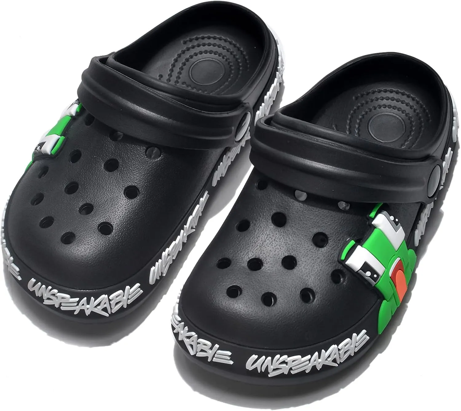 Boys and Girls Cute Clogs Cartoon Garden Toddler Clogs Slippers Indoor and Outdoor Children's Anti-Slip Water Shower Beach Pool Sandals