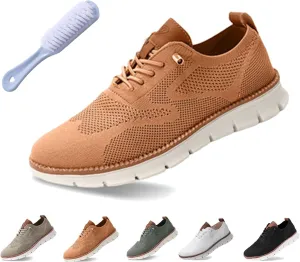Breeze Shoes for Men, Mens Wearbreeze Shoes, Wear Breeze Mens Shoes, Men's Mesh Dress Sneakers Business Shoes