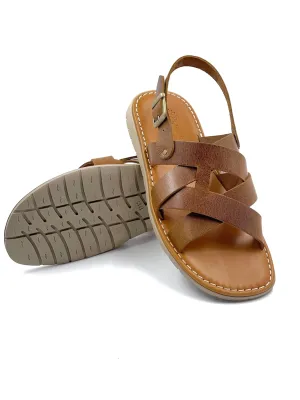 Brown Leather Sandals for Men, Sandals for Men from Genuine Leather Brown, Adjustable Leather Sandals from Greece, Ancient Greek Gladiator Sandals, Greek Leather Sandals for Men (12)