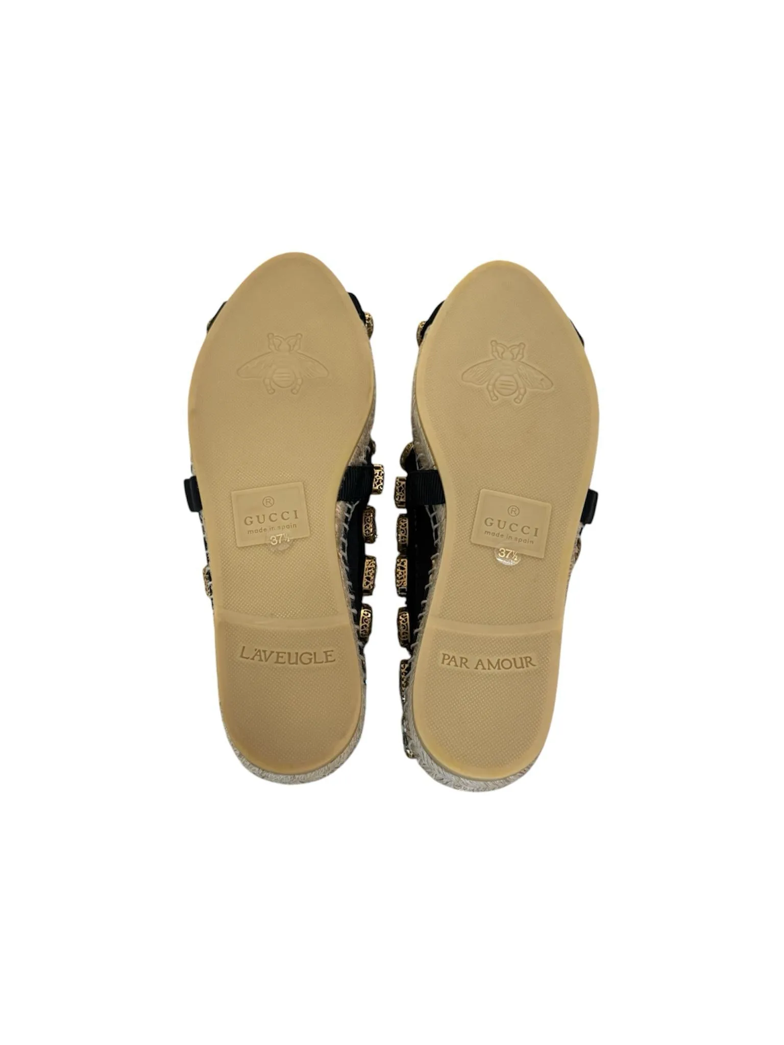 CANVAS CRYSTAL EMBELLISHED ESPADRILLES | 37.5